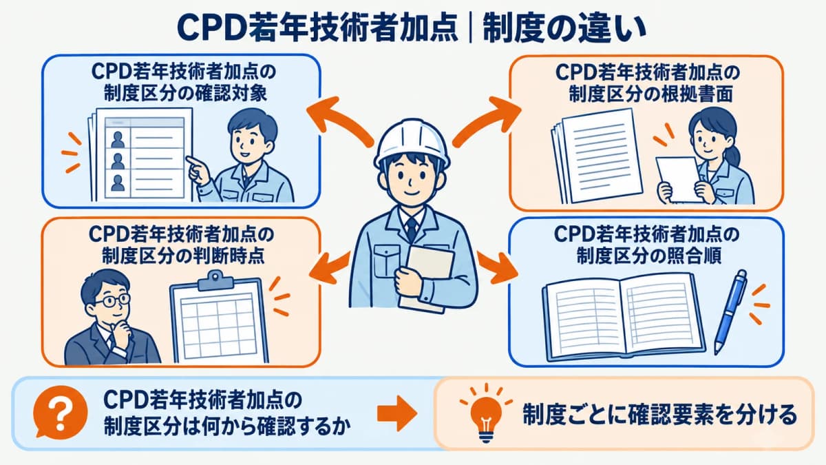 CPDと若年技術者を同じ人物行で確認する全体図