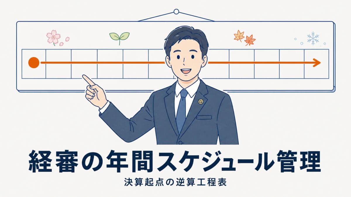 経審の年間スケジュール管理|決算起点の逆算工程表【行政書士向け2026年版】