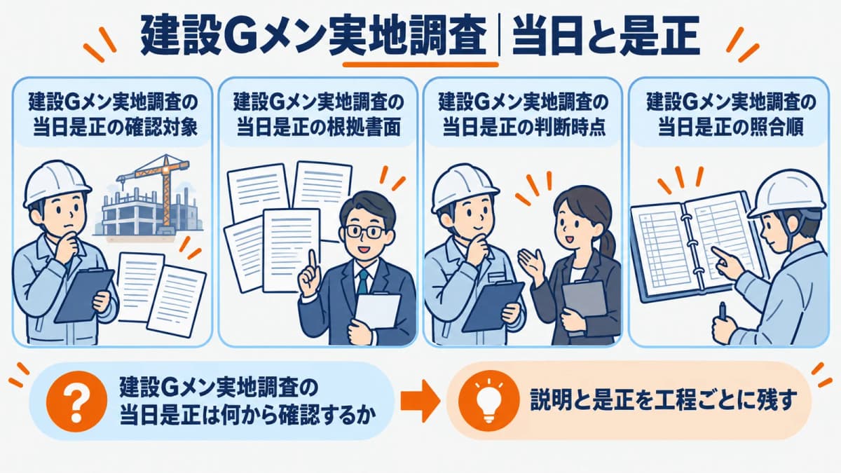 提出資料説明範囲追加資料是正を時系列で整理する図